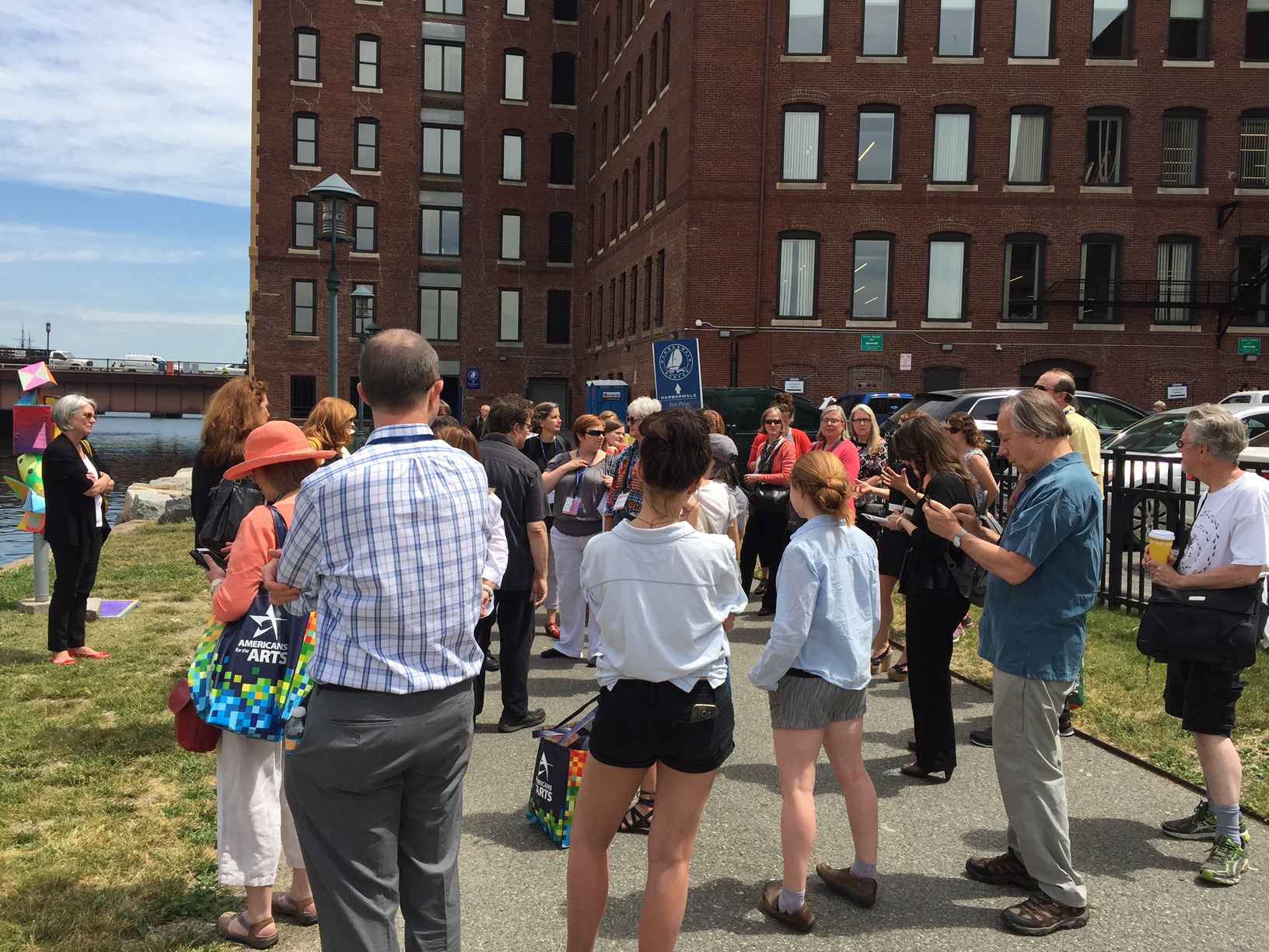 Lajos Héder leads PAN Public Art Preconference Tour at AFTA